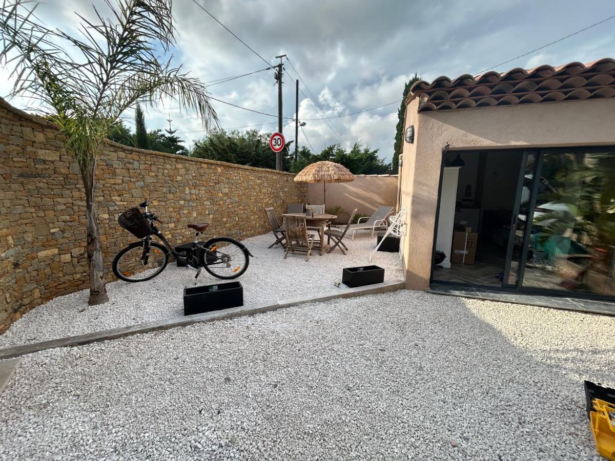 Charmant Studio Dans Villa - Jardin Privatif . La Seyne-sur-Mer Exterior foto